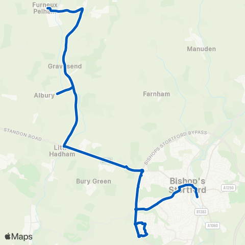 Richmonds Coaches The Street - Interchange map