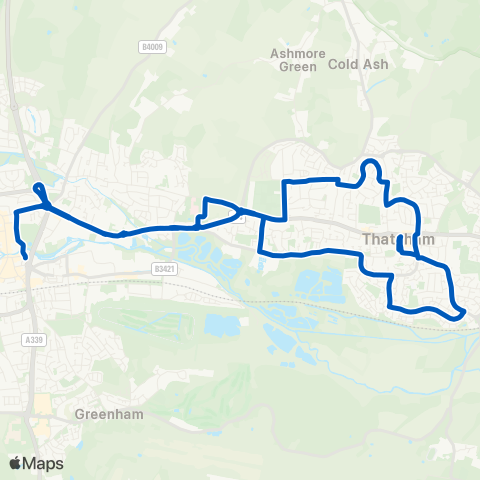 Newbury & District Newbury Wharf - Newbury Wharf map