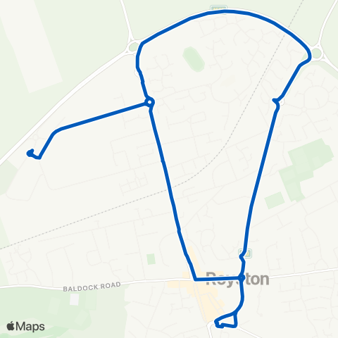 Richmonds Coaches  map