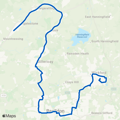 NIBSbuses Seymour Field - Nelsons Coach Station map