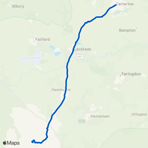 Pulhams Coaches Market Square - Fleming Way map