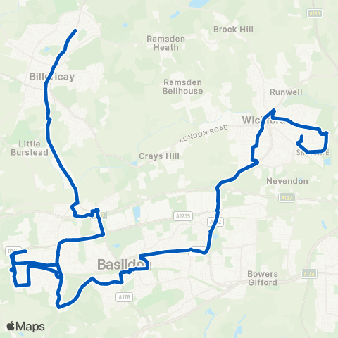 NIBSbuses Mayflower - Nelsons Coach Station map