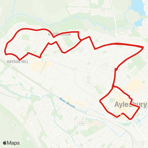 Redline Great Western St - Great Western St map