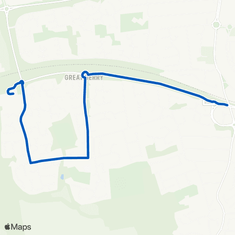 NIBSbuses Laindon Railway Sta - Tesco Langdon Hills map