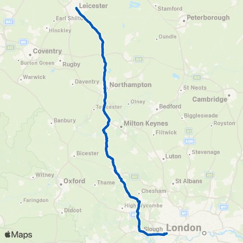 New Bharat Coaches (Southall London) Priory Way / Southall - St Margaret's Bus Sta map