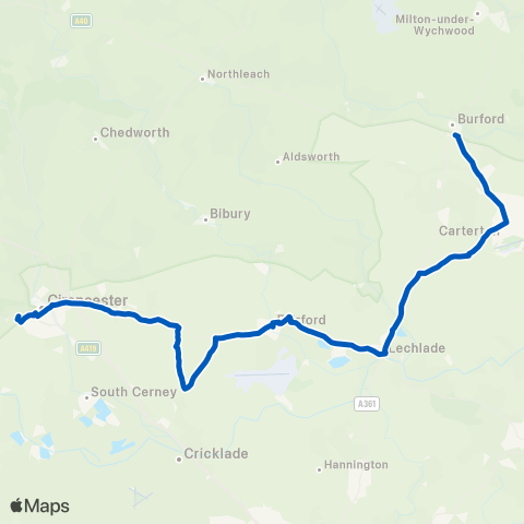 Pulhams Coaches Coll Grounds (Scholars / Staff Only) - Oxford Rd Layby map