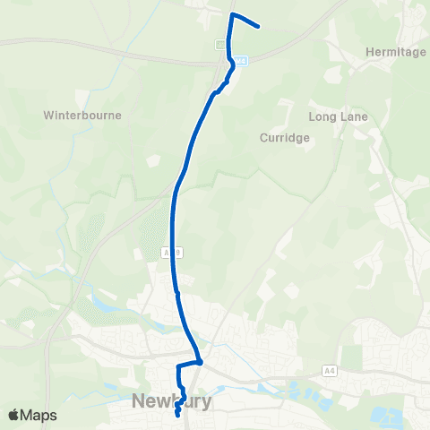 Newbury & District The Showground - Newbury Wharf map