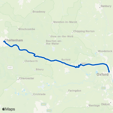 Pulhams Coaches Royal Well Bus Sta - Gloucester Green Bus Sta map