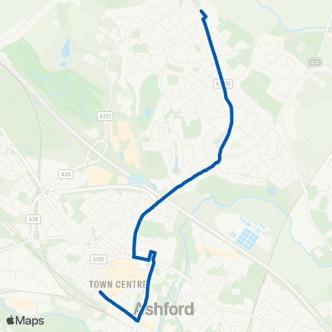 R & J Coaches Towers School - County Square map