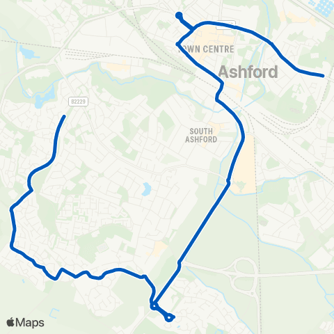 R & J Coaches Highworth School - School map