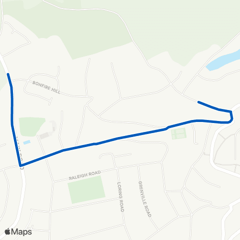 Tally Ho! P&R Car Park - Shadycombe Road map