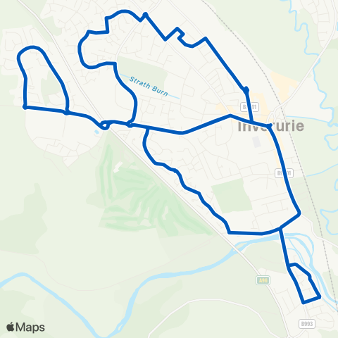 Watermill Coaches Town Hall - Town Hall map