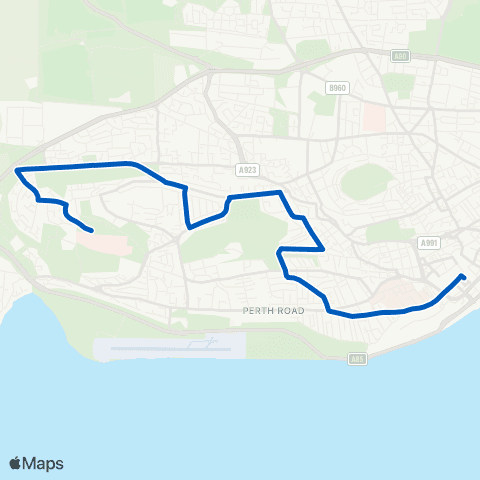 Xplore Dundee Ninewells Hospital - Crichton Street map