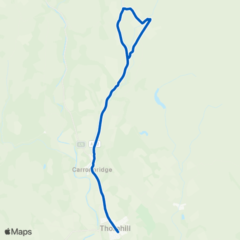 W Brownrigg Cross - Cross map