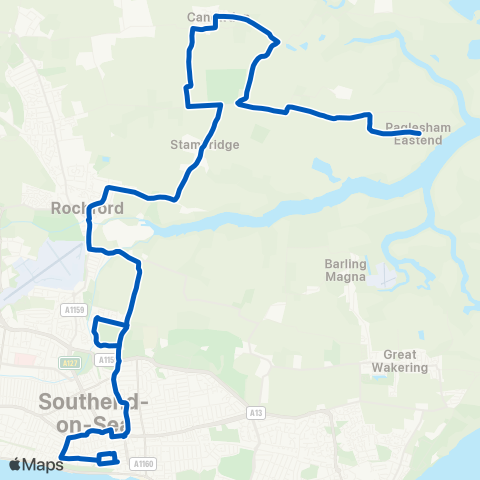 Stephensons of Essex  map