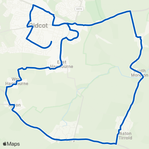 Thames Travel Parkway Station - Parkway Station map