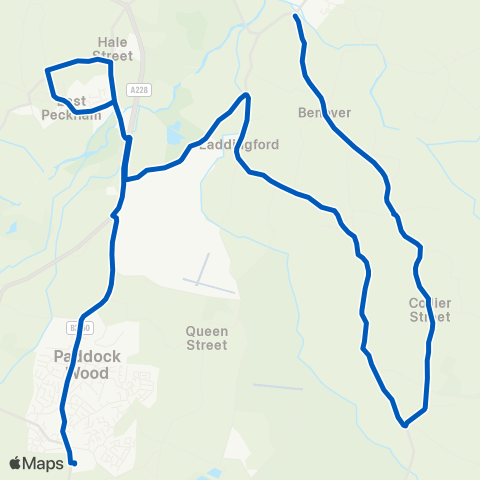 Starline Mascalls Academy Grounds - The George map