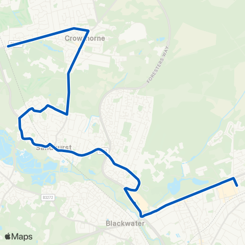 Thames Valley Buses  map
