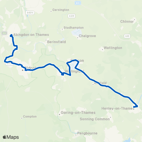 Thames Travel Market Place - Parkway Station map