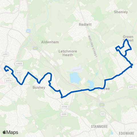 Sullivan Buses High Street - High Street map