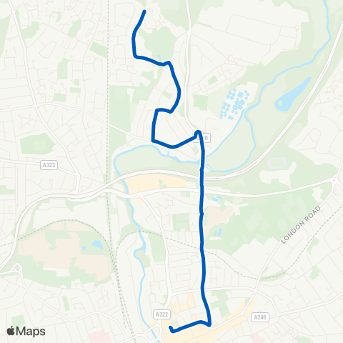 Safeguard Buses Friary Bus Station - Juniper Close map