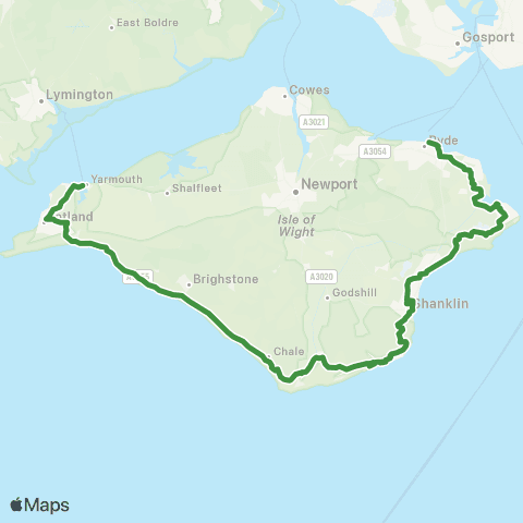 Southern Vectis Bus Station - Transport Interchange map