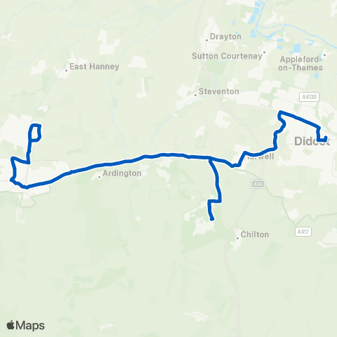 Thames Travel Haydon Road - Mandhill Close map