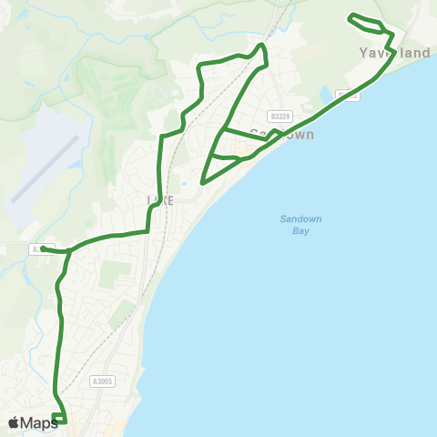 Southern Vectis  map
