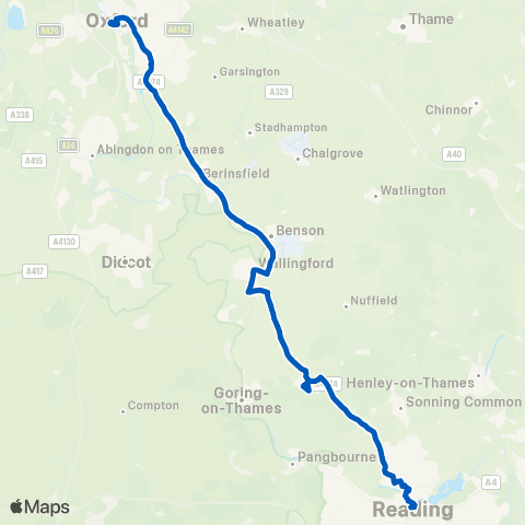 Thames Travel Station Road - Westgate map