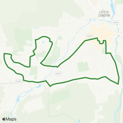 Southern Vectis  map