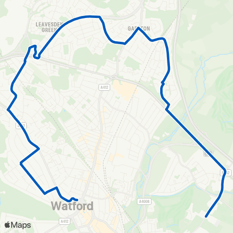 Sullivan Buses Town Hall - Queens' School Grounds map