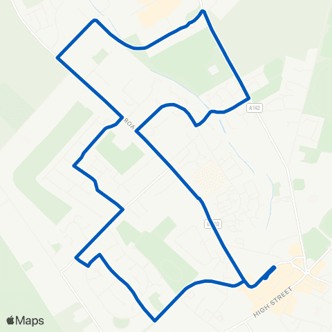 Stephensons of Essex The Guineas Bus Sta - The Guineas Bus Sta map