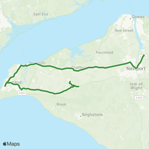 Southern Vectis Iow Festival - Transport Interchange map