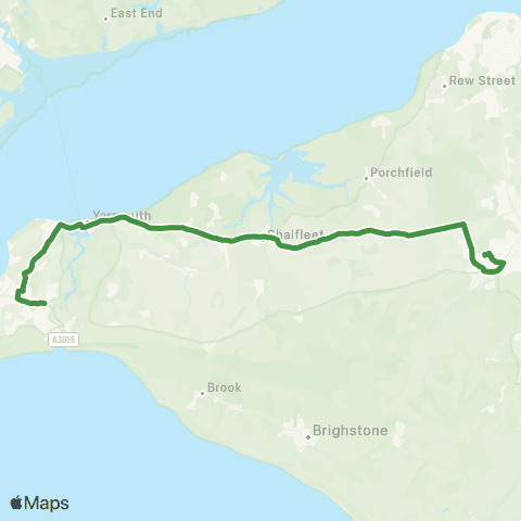 Southern Vectis Carisbrooke Coll - Stroud Recreation Ground map