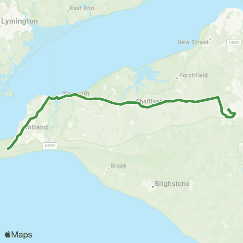 Southern Vectis Carisbrooke College - Golf House map