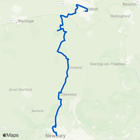 Thames Travel Haydon Road - Newbury Wharf map