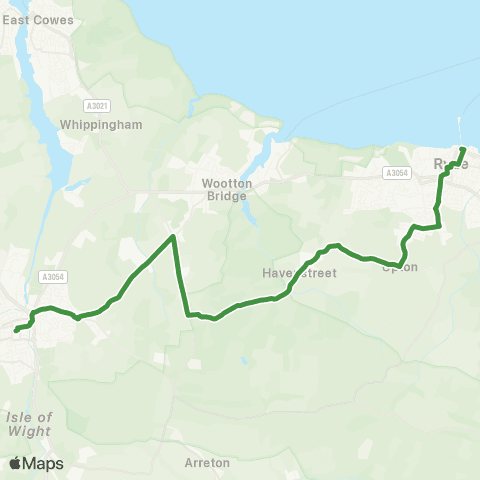 Southern Vectis Bus Station - Transport Interchange map