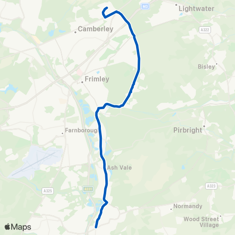 White Bus Services Underwood Avenue - Collingwood College map