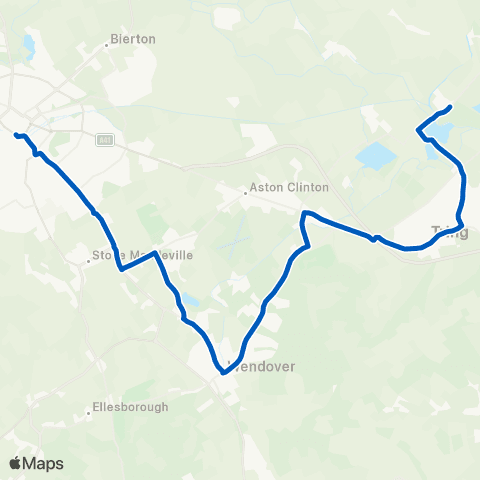 Vale Travel Aylesbury Bus Station - Vicarage Road map