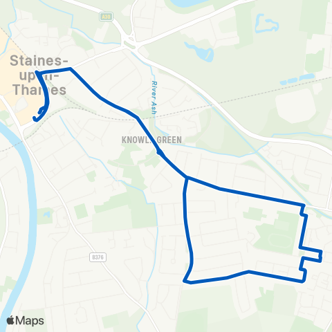 White Bus Services Elmsleigh Bus Sta - Elmsleigh Bus Sta map