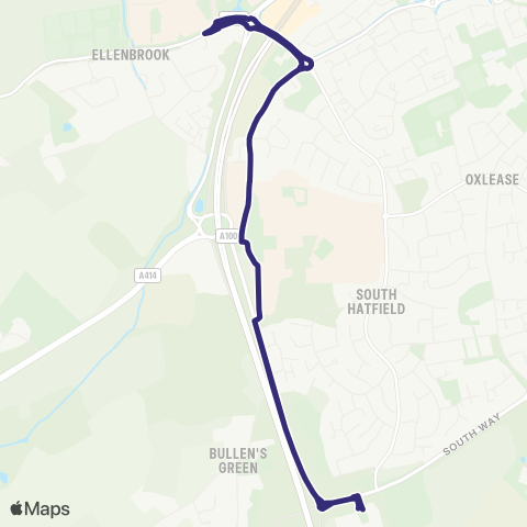 Uno Park and Ride - Park and Ride map