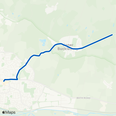 West Berkshire Council Transport Services Thatcham Broadway - Thatcham Broadway map