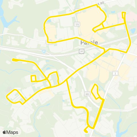 Anne Arundel County Transportation Parole map