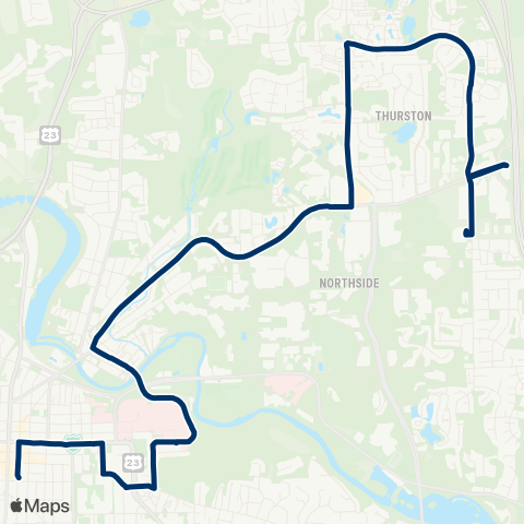 TheRide Plymouth map