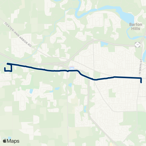 TheRide Jackson Rd map
