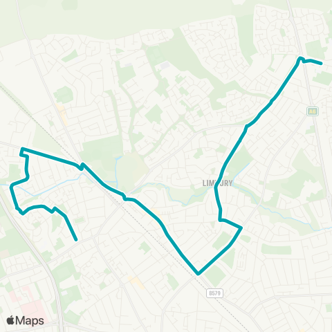 Arriva Beds and Bucks  map
