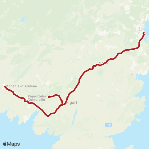 A Berlina Monacia d'Auddè > Portivechju map