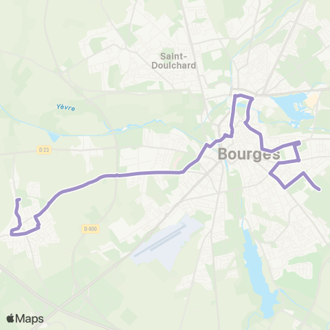 AggloBus La Chapelle - Pyramides map