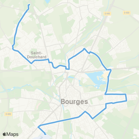 AggloBus Briou - Guynemer map