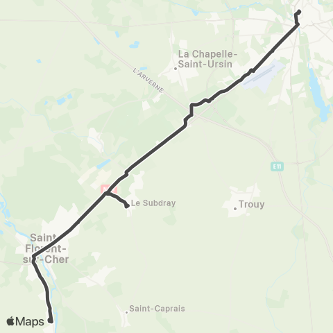 AggloBus Nation - St Florent map